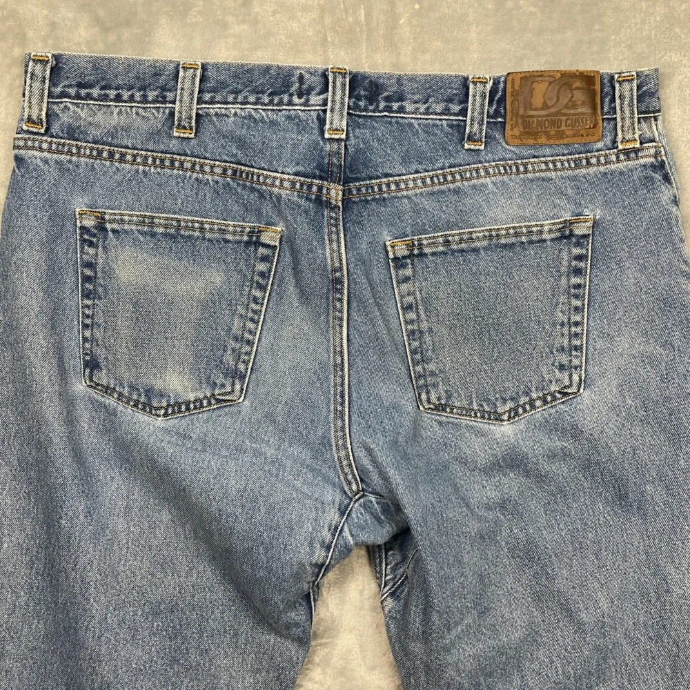 Diamond Gusset Jean Co‎ Regular Fit Mens 40x32 Blue Denim Jeans Made in USA